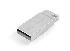 Verbatim 16GB Metal Executive USB Flash Drive - Silver - 98748 picture