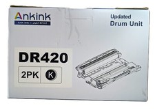 Ankink DR420 Drum Unit 2 Pack Brother Printer Compatible New Not Toner picture