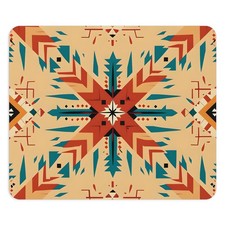 Southwestern Geometric Star Mouse Pad | Aztec Desert Pattern picture