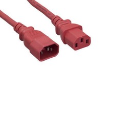 4 Ft Red Power Cable for Dell PowerSwitch N3200-ON N3048P N3048EP-ON Jumper Cord picture