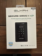 glyph secure drive + KP portable keypad encrypted data storage picture