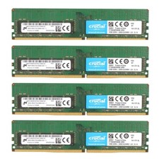 Crucial 64GB (4X16GB) DDR4 2666MHz PC4-21300 ECC EUDIMM Memory Ram CT16G4WFD8266 picture