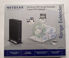 NETGEAR Universal WiFi Range Extender 4-port Adapter WN2000RPT-111NAS New Sealed picture