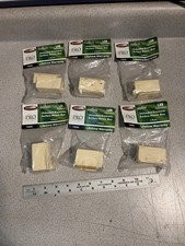 Belkin Pro F4E484 1-Port Keystone Surface Mount Boxes Ivory Lot of 6 NOS picture