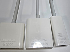 27x Genuine Apple Mini DisplayPort Adapters A1305 A1307 A1433 DVI VGA Ethernet picture