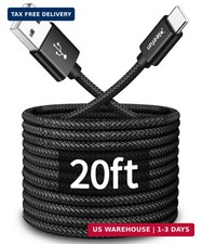 Long USB C Cable 20Ft, USB to USB-C Charging Cable - 20 Foot Type C Charger Cord picture