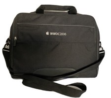 Apple WWDC 2006 Laptop Computer Messenger Bag Black Pocket picture