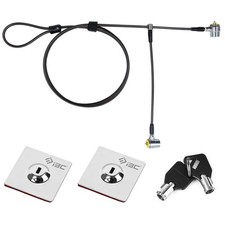 I3C Laptop Universal-Twin Head Lock, Twin Locks+2pcs anchor plate picture
