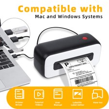 4x6 Thermal Desktop Shipping Label Printer for Small Business Packages Mail Lot picture