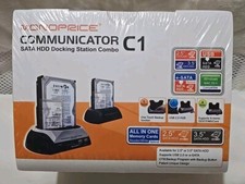 Monoprice C1 Communicator SATA HDD Docking Station Combo W/ Card Reader/HUB, NIB picture