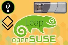OPENSUSE Linux 32GB Bootable USB Install & Live Flash Drive picture