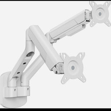 ARES WING 17-35 Inch Ultrawide Dual Monitor Wall Mount, White picture