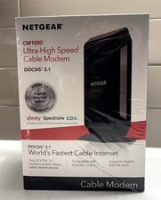 Netgear Cable Modem Black(CM1000-100NAS)Gigabit Ethernet, Cox, Spectrum, XFinity picture
