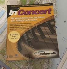 Cakewalk In Concert 30+ Windows 95, Mac OS, CD Virtual Keyboard New Sealed NIB picture