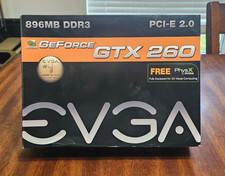 EVGA GeForce GTX 260 896MB DDR3 PCI-E 2.0 Video Card - Open Box Unused Untested picture
