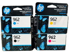 New Genuine HP 962 Black Color 4PK Ink Cartridges No Box Exp. 2025 picture