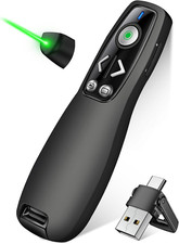 2-In-1 USB Type C Presentation Clicker Wireless Presenter Remote for Powerpoint, picture