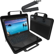 13-14 Inch Zip Lite Always-on Chromebook Protective Hard Case with Pouch & Strap picture