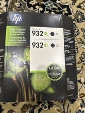 Genuine HP 932XL CR315BN Black Twin Pack Ink Cartridges 2016 NEW OEM SEALED picture