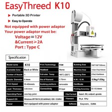 EasyThreed K10 3D Printer Mini Desktop Printing Machine For Kids UHPD picture