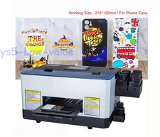 NEW A5 UV Printer For Epson L800 Print Head UV Flatbed Printer For Phone Case picture