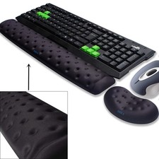 Memory Foam Mouse & Keyboard Wrist Rest Support Pad Cushion Set for Computer,... picture