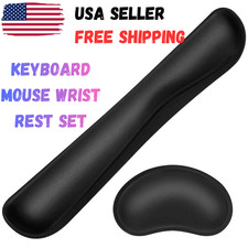 Keyboard Mouse Wrist Rest Set Memory Foam Gel Support Ergonomic Cushion picture