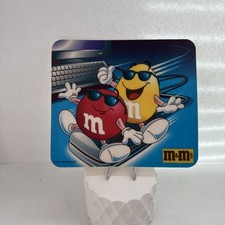 Vintage Very Rare 1994 M&M’s Mousepad Mars Inc. Front is Mint damage on back picture