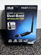 ASUS USB-AC56 Dual-Band Wireless-AC1300 Wi-Fi Adapter USB 3.0 - NEW - SEALED picture