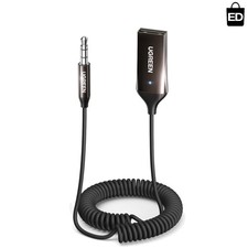 Compact 3.5mm Bluetooth Receiver - Upgrade Your Car Audio with Hands-Free Calls picture