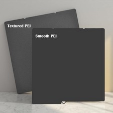 Kobra S1 Smooth Textured 3D Printer Build Plate Smooth+Textured PEI (Black) picture