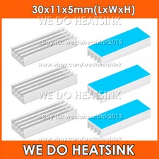 30x11x5mm Silver Heatsink Cooler Radiator With Thermal Pad for MOS GPU IC CPU picture