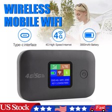 5G Portable Unlocked 4G Wireless WiFi Router Mobile Broadband LCD MIFI Hotspot picture