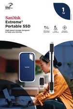 SanDisk Extreme 1TB Portable SSD 1TBSDSSDE53-1T NEW picture