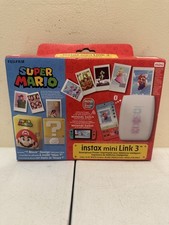 Fujifilm Super Mario Instax Mini Link 3 Smartphone Printer Clay White Switch picture