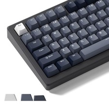 PBT Keycaps Gray Cherry Profile Universal For 60/75/96/100 Percent Keyboard picture