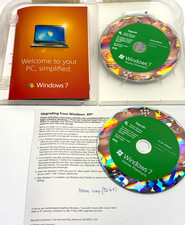 VTG Microsoft Windows 7 Home Premium Full 32 Bit & 64 Bit DVD MS Win picture