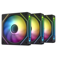 OPEN BOX F120 3 in 1 120 mm Infinite Mirror Design Case PWM Control & ARGB Fans picture