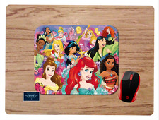 DISNEY PRINCESSES CUSTOM PC DESK MAT MOUSE PAD PC GAMING HOME SCHOOL OFFICE GIFT picture