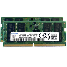 Samsung 2x32GB PC5-44800 DDR5 5600 MHz SODIMM Laptop Memory RAM M425R4GA3BB0-CWM picture