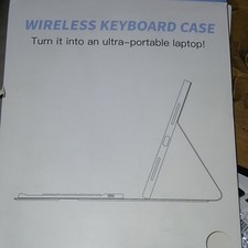 Wireless Keyboard Case, Magnetic Detachable Keyboard, Pencil Holder, Type-C, Bl… picture