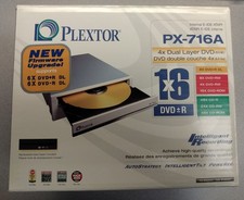 Plextor PX-716A Internal IDE DVD+RW DL CD-RW Drive with Box & Accessories picture
