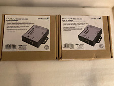 StarTech 1 Port RS-232/422/485  IP ADAPTER NETRS2321E W/ Software - LOT OF 2 picture