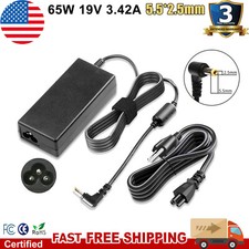 AC Adapter For HP 27F 2XN62AA#ABA IPS LED Monitor 65W Power Supply Cord Charger picture