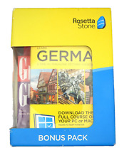 Rosetta Stone Learn German Bonus Pack | Grammar Guide + Dictionary Book Set picture
