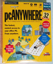 Symantec PC Anywhere 32 Version 8.0 Vintage Windows 95/98 NT 3.1 DOS Software picture