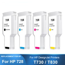 For HP DesignJet T730 T830 4Color Set For HP728 HP728XL Compatible Ink Cartridge picture