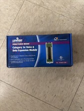 LEVITON 47605-C5B CATEGORY 5E VOICE & DATA EXPANSION MODULE picture