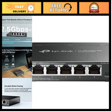 5-Port Multi-Gigabit 2.5G Unmanaged Ethernet Switch - High-Speed Network Hub picture