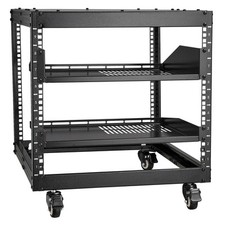 9U 4 Post Open Frame Server Rack Network Enclosure 23''-40'' Adjustable picture